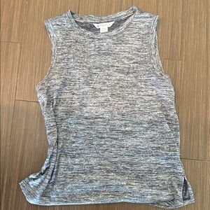 Athleta Heathered Gray Muscle Tee